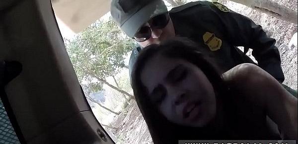  Black lesbian strap on police Pale Cutie Banging on the Border